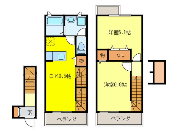 ア－スヒルズの物件間取画像